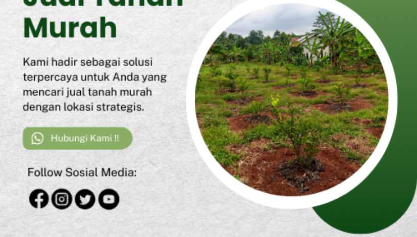 artikel jual tanah murah